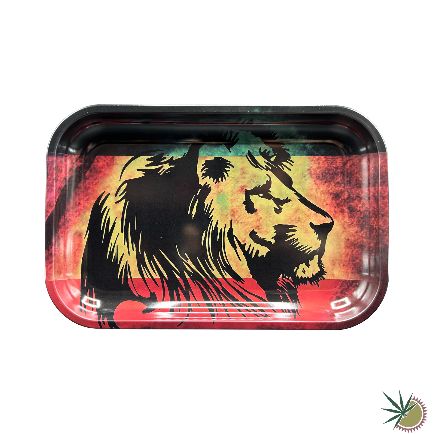 Tray "Rasta Lion" aus Metall 28.5x19cm